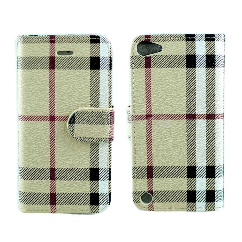 Étui portefeuille folio en cuir pour iPod Touch 5/6/7 Étui portefeuille folio en cuir pour iPod Touch 5/6/7
